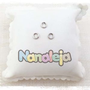 Arandela con baño de plata vieja 1X6mm