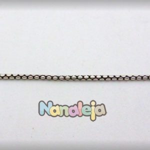 Cadena cordón baño de plata 2,5mm (precio por cm, mínimo 15cm)