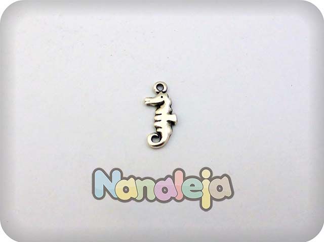 Charm caballito de mar zamak 18X8mm