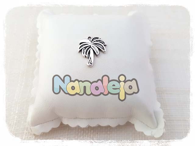 Charm para pulsera palmera zamak 20X18mm
