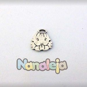 Charm angelito bebé zamak 17X14mm