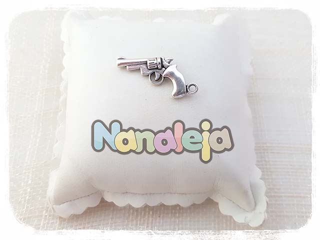 Charm para pulsera pistola zamak 30X20mm