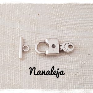 Cierre candado con llave de zamak