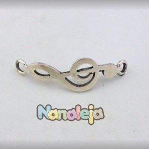 Clave de sol para pulsera zamak 53X17mm