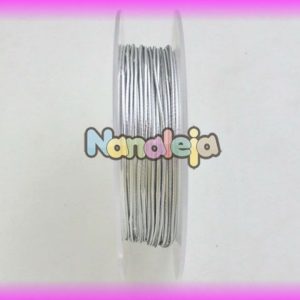 Goma elástica 1mm plata (precio por metro)