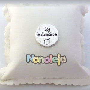 Grabado laser en medalla 22mm con dibujo dos agujeros de zamak