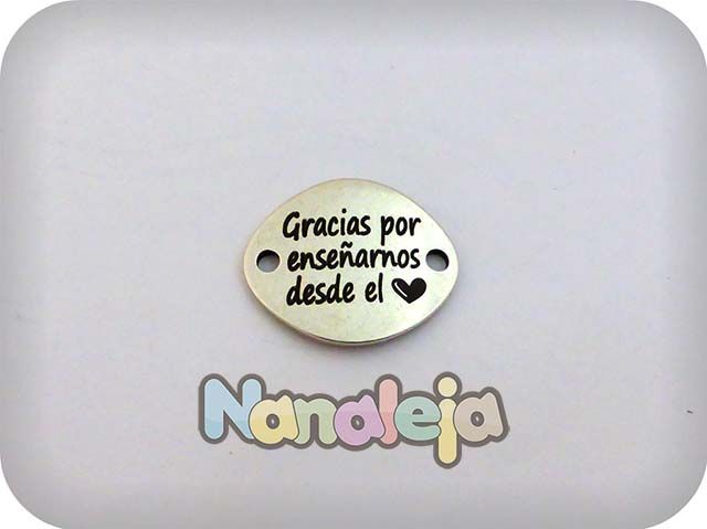 Grabado laser en placa ovalada alta 29X24mm de zamak (Editado con símbolo) 1 Grabado laser en placa ovalada alta 29X24mm de zamak (Editado con símbolo)