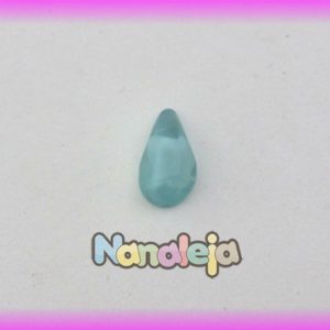 Resina para pegar con forma de gota turquesa