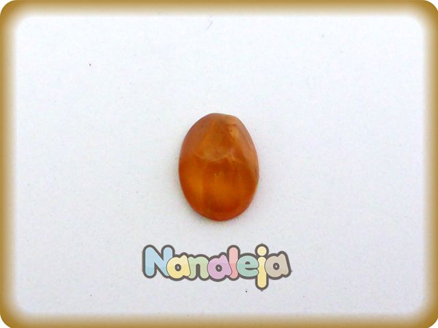 Resina para pegar oval champán 18X13mm