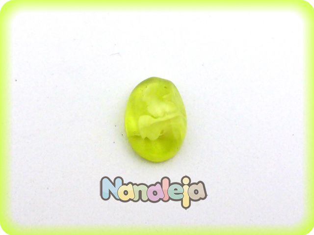 Resina para pegar oval pistacho 18X13mm