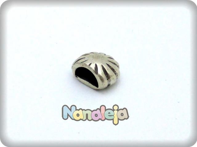Terminal media caña concha zamak (15X13mm)